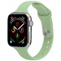 Tanek silikonski trakec za Apple Watch 42mm / 41mm / 40mm / 38mm - zelena