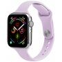 Tanek silikonski trakec za Apple Watch 42mm / 41mm / 40mm / 38mm - lila