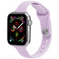 Tanek silikonski trakec za Apple Watch 42mm / 41mm / 40mm / 38mm - lila