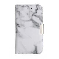 Flip primeru za iPhone 5 / 5S / SE (2016) - beli marmor