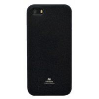 Zaščitna prevleka za bleščice MERCURY GOOSPERY za iPhone 5 / 5S / SE (2016) - črna