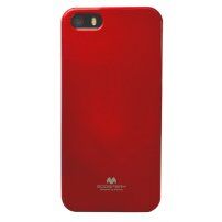 Zaščitna prevleka za bleščice MERCURY GOOSPERY za iPhone 5 / 5S / SE (2016) - rdeče