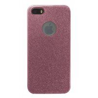 Pokrivalo z bleščicami za iPhone 5 / 5S / SE (2016) - roza