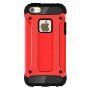 Super trpežna prevleka "Armor" za iPhone 5 / 5S / SE (2016) - rdeče