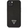 Guess Saffiano Triangle etui za iPhone 13 - črna