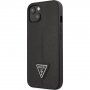 Guess Saffiano Triangle etui za iPhone 13 - črna
