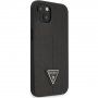 Guess Saffiano Triangle etui za iPhone 13 - črna