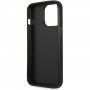 Guess Saffiano Triangle etui za iPhone 13 Pro - srebro