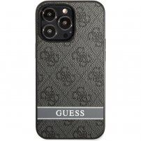 Guess 4G Stripe ovitek za iPhone 13 Pro Max - siva