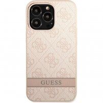 Guess 4G Stripe ovitek za iPhone 13 Pro Max - roza