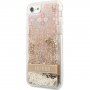 Guess Liquid Glitter Paisley etui za iPhone 7 / 8 / SE (2020/2022) - zlati