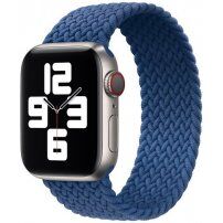 Najlonski pašček s pletenim vzorcem za Apple Watch 42mm / 41mm / 40mm / 38mm - XS - modro