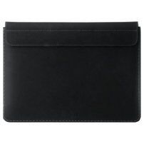 FIXED Oxford usnjen etui s prešitjem za MacBook 12" (A1534) - črna