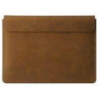 FIXED Oxford usnjen etui s prešitjem za MacBook 12" (A1534) - rjava