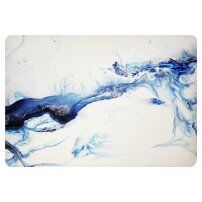 Mat ovitek za MacBook Pro 15" (A1398) - belo-turkizen marmor