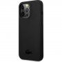 Lacoste Glossy Printing Logo silikonski etui za iPhone 13 Pro Max - črna