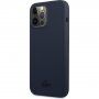 Lacoste Glossy Printing Logo silikonski etui za iPhone 13 Pro Max - temno modra