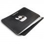 Karl Lagerfeld Head Embossed ovitek za MacBook do 16" - črna