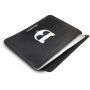 Karl Lagerfeld Choupette Head Embossed ovitek za MacBook do 16" - črna
