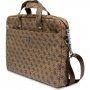 Guess 4G Triangle Logo torba za MacBook do 16" - rjava