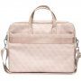 Guess 4G Triangle Logo torba za MacBook do 16" - roza