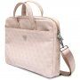 Guess 4G Triangle Logo torba za MacBook do 16" - roza