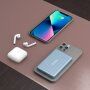 CubeNest S1B0 magnetni brezžični powerbank z vhodom USB-C - 5 000 mAh - modro
