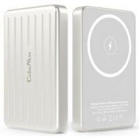 CubeNest S1B0 magnetni brezžični powerbank z vhodom USB-C - 5 000 mAh - srebro