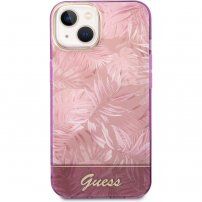 Guess Jungle etui za iPhone 14 - roza