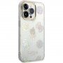 Guess Peony Glitter etui za iPhone 14 Pro - bela