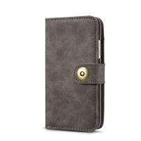 2in1 Elegantna odstranljiva torbica za flip za Apple iPhone XS - siva