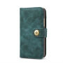 2in1 Elegantna odstranljiva torbica za flip za Apple iPhone XS - zelena
