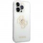 Guess Big 4G Full Glitter bleščeč etui za iPhone 14 Pro - jasno
