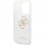 Guess Big 4G Full Glitter bleščeč etui za iPhone 14 Pro - jasno