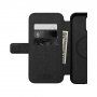 Nomad Leather Folio flip ovitek z MagSafe za iPhone 14 Pro Max - črna