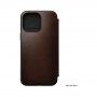Nomad Leather Folio flip ovitek z MagSafe za iPhone 14 Pro Max - rjava