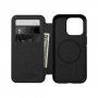 Nomad Leather Folio flip ovitek z MagSafe za iPhone 14 Pro - rjava