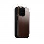 Nomad Leather Folio flip ovitek z MagSafe za iPhone 14 Pro - rjava