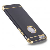 Zaščitna prevleka za Apple iPhone 6 / 6S - črna / zlata