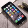 Zaščitna prevleka za Apple iPhone 6 / 6S - črna / zlata