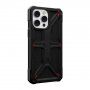 UAG Monarch super trpežen etui s kevlar vzorcem za iPhone 14 Pro Max - črna