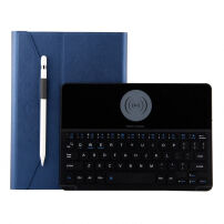 Ovitek za tipkovnico z brezžičnim polnjenjem za iPad 9,7" (2017/2018) / Pro 9,7" / Air 1 / 2  - temno modra