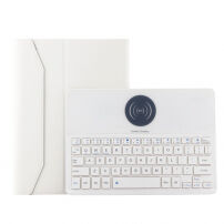 Ovitek za tipkovnico z brezžičnim polnjenjem za iPad 9,7" (2017/2018) / Pro 9,7" / Air 1 / 2  - bela