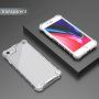 Trpežen lesketajoč etui z vertikalno mrežico za iPhone 7 Plus / 8 Plus - jasno