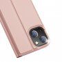 DUX DUCIS flip ovitek za iPhone 14 - roza-zlato