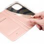 DUX DUCIS flip ovitek za iPhone 14 Pro - roza-zlato