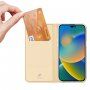 DUX DUCIS flip ovitek za iPhone 14 Pro - zlato