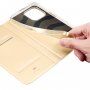 DUX DUCIS flip ovitek za iPhone 14 Pro - zlato