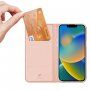 DUX DUCIS flip ovitek za iPhone 14 Plus - roza-zlato