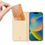 DUX DUCIS flip ovitek za iPhone 14 Plus - zlato